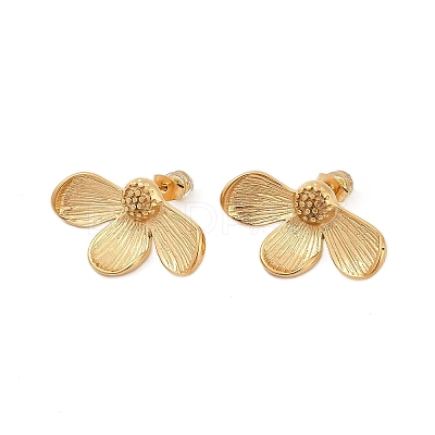 304 Stainless Steel Stud Earrings For Women EJEW-B114-05G-1
