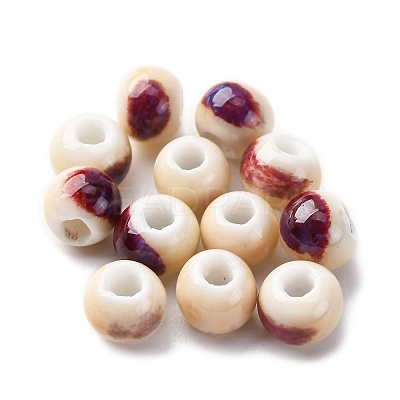Handmade Porcelain Beads PORC-D300-A14-1