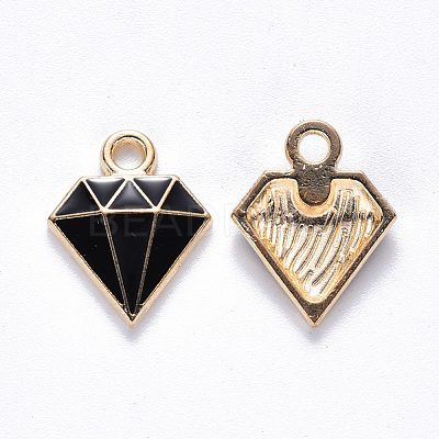 Alloy Enamel Charms ENAM-N054-027B-1