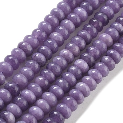 Natural White Jade Beads Strands G-E507-01T-1