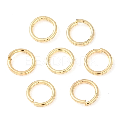 Brass Open Jump Rings KK-N254-45C-G-1