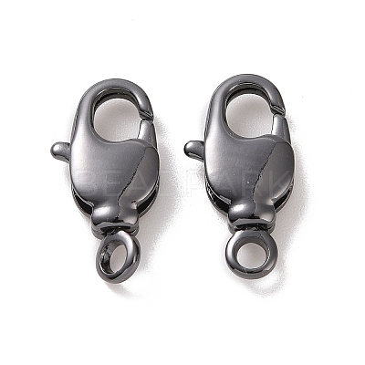 Rack Plating Brass Swivel Lobster Claw Clasps X-KK-K238-39B-L-1