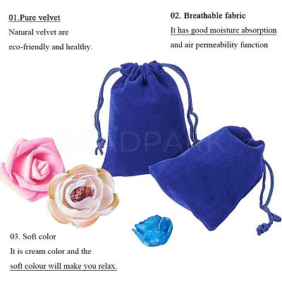 Rectangle Velvet Pouches TP-NB0001-02-1