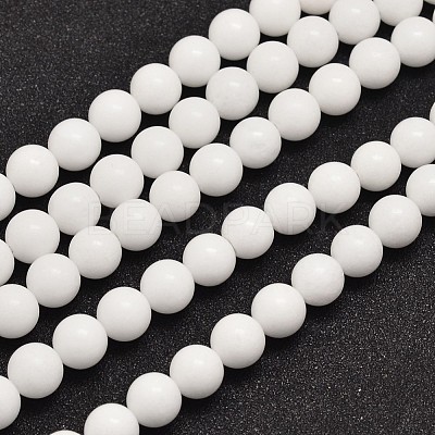 Natural Malaysia Jade Beads Strands X-G-A146-8mm-B01-1
