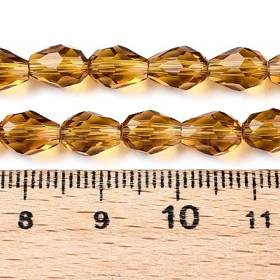 Transparent Glass Beads Strands EGLA-N013-T6mm-D16-1