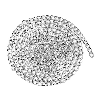 Aluminium Twisted Curb Chains CHA-YW0001-07S-1