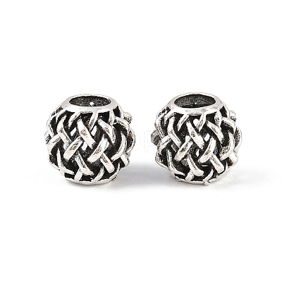 Alloy European Beads PALLOY-S079-011AS-1