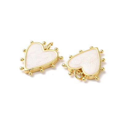 Rack Plating Brass Enamel Pendants KK-D074-03G-03-1