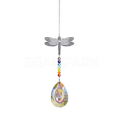 Crystals Chandelier Suncatchers Prisms Chakra Hanging Pendant BUER-PW0001-134E-1