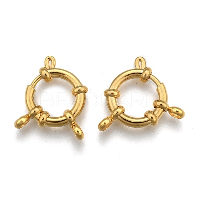 304 Stainless Steel Spring Ring Clasps X-STAS-H558-29G-1