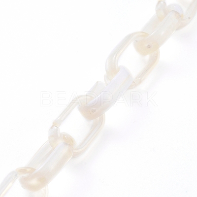 Handmade Acrylic Cable Chains AJEW-JB00535-08-1