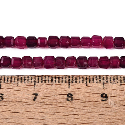 Dyed Natural Agate Beads Strands G-T138-211E-1