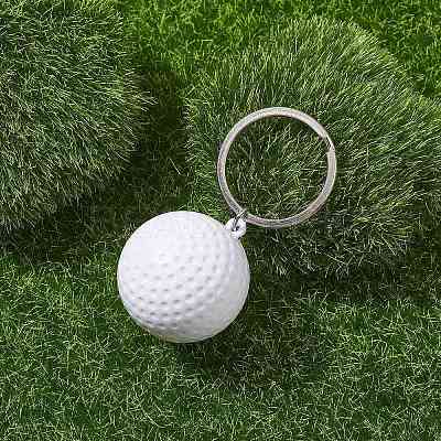 ABS Plastic Sports Ball Theme Pendants Keychains KEYC-JKC00659-03-1