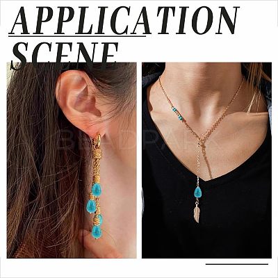 162Pcs 9 Colors Synthetic Turquoise Beads G-AR0006-19A-1