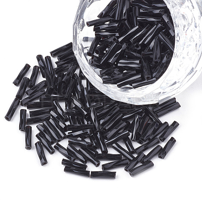 Glass Twisted Bugle Seed Beads SEED-S018-02B-1