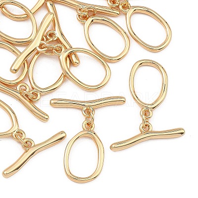 SHEGRACE Brass Toggle Clasps XGRQ58378-790G-1