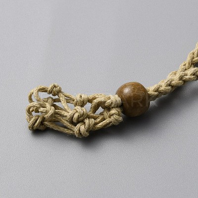 Braided Cotton Thread Cords Macrame Pouch Necklace Making FIND-WH0032-56B-02-1