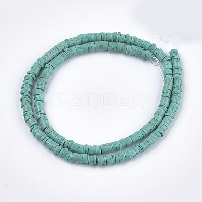 Natural Howlite Beads Strands TURQ-T003-16-1