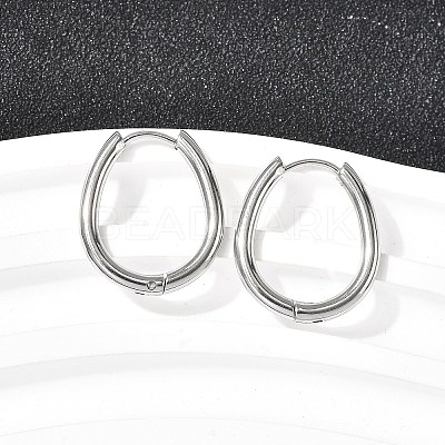 201 Stainless Steel Hoop Earrings EJEW-Z137-02P-06-1