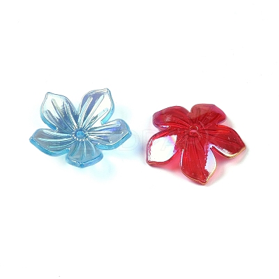 UV Plating Acrylic Beads Cap OACR-B025-01B-1