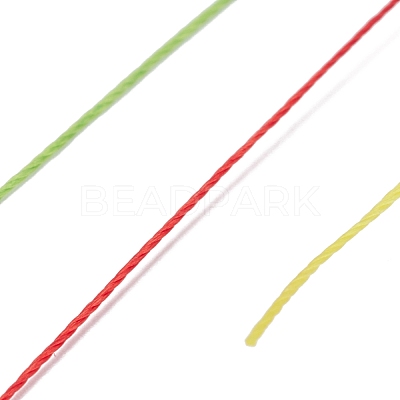 160m Round Waxed Polyester Cords Beading Crafting Threads Jewelry String  0.45 mm