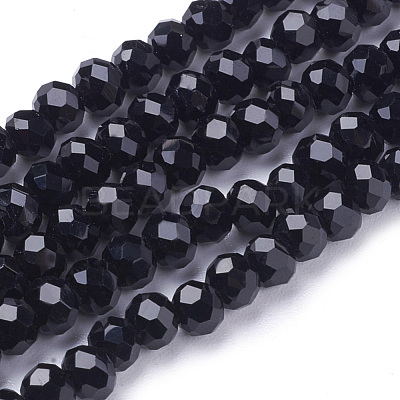 Glass Beads Strands EGLA-J042-4mm-08-1