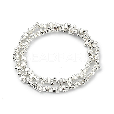Electroplated Synthetic Non-magnetic Hematite Beads Strands G-C024-05-1