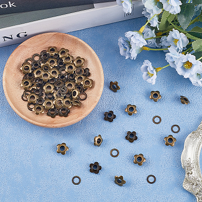 300Pcs Iron Rivets FIND-GF0007-42A-1