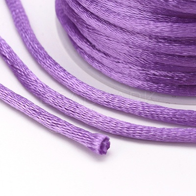 Nylon Satin Rattail Cords NWIR-L006-1.5mm-07-1