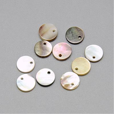 Black Lip Shell Charms SSHEL-R042-41-1
