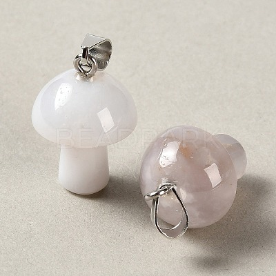 Natural African White Opal Pendants GG-CBAA0EE-05P-27-1