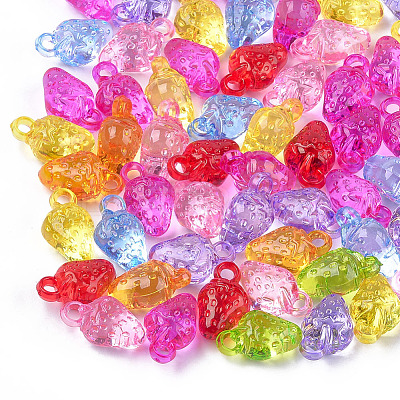 Transparent Acrylic Pendants X-TACR-T005-02-1
