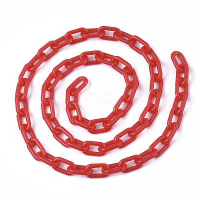 Opaque Acrylic Cable Chains SACR-N010-002F-1