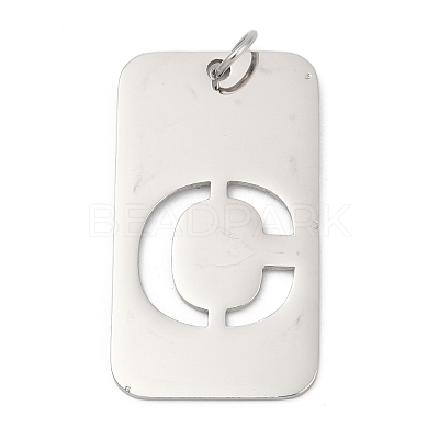 304 Stainless Steel Pendants STAS-M115-01P-C-1