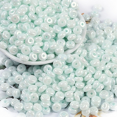 Opaque Colours Luster Glass Seed Beads SEED-P008-01C-04-1