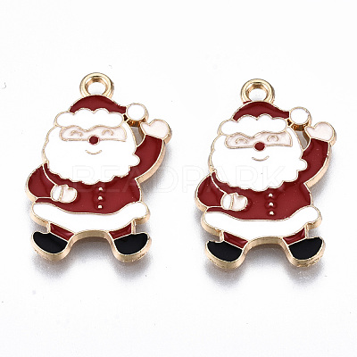 Eco-Friendly Alloy Enamel Pendants ENAM-Q437-070-NR-1