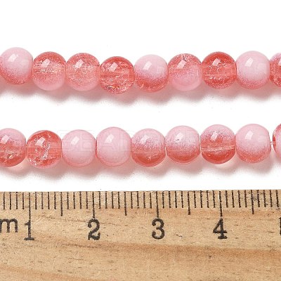 Crackle Glass Beads X1-GLAA-U001-6mm-13-1