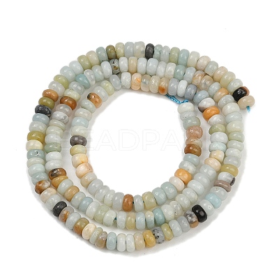 Natural Flower Amazonite Beads Strands X-G-H292-A21-01-1