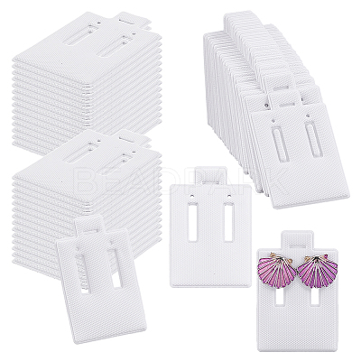 PVC Earring Organizer Display Stands for Jewelry Display Rack EDIS-WH0011-06F-1