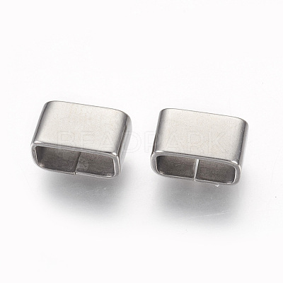 Non-Tarnish 201 Stainless Steel Slide Charms X-STAS-G187-30P-1