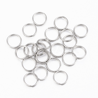 Tarnish Resistant 304 Stainless Steel Split Rings STAS-H413-05P-C-1
