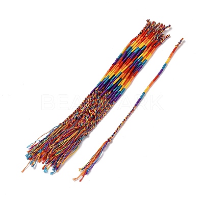 Polyester Braided String Cord Bracelet BJEW-I306-01D-1