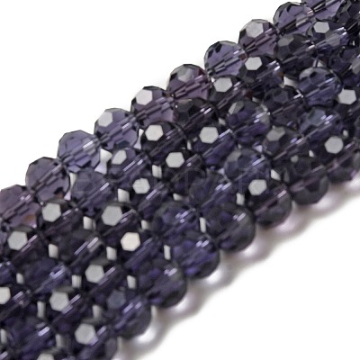 Transparent Glass Beads EGLA-A035-T10mm-D15-1