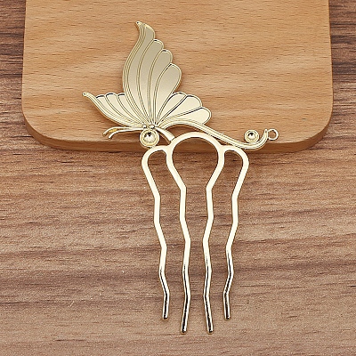 Alloy Hair Comb Findings PW-WG64051-04-1