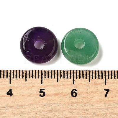 Natural Green Aventurine & Amethyst & Tiger Eye & Red Jasper Beads G-C188-02-1
