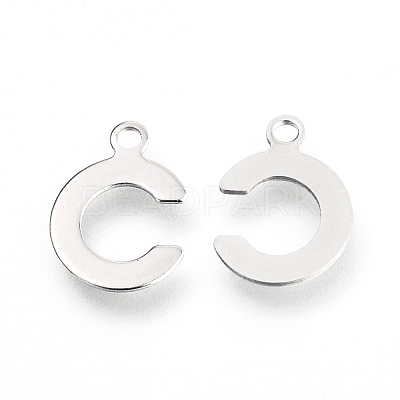 Non-Tarnish 201 Stainless Steel Charms X-STAS-C021-06P-C-1