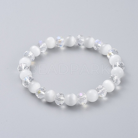 (Jewelry Parties Factory Sale)Stretch Bracelets BJEW-JB04709-01-1