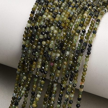 Natural Green Tourmaline Beads Strands GG-CBAA9B4-B01-01-1