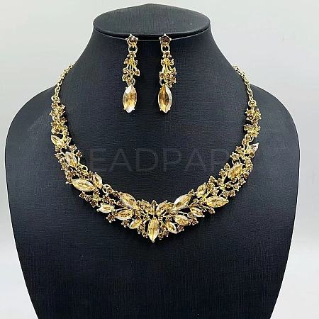 Alloy Rhinestone Jewelry Sets FS-WG8C091-05-1