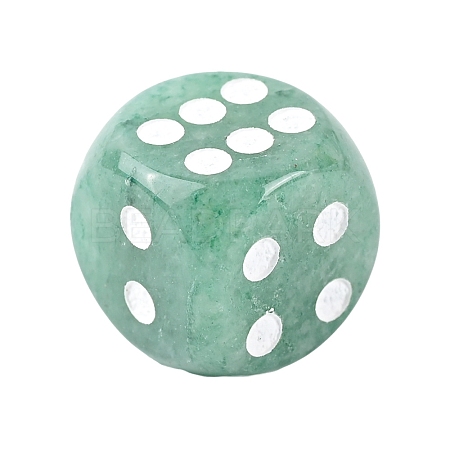 Natural Green Aventurine Carved Cube Dice PW-WGD9A2F-02-1